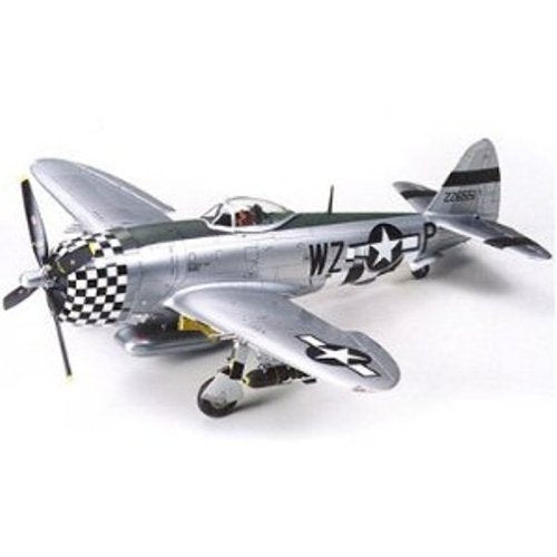 Tamiya 1/48 Republic P-47d Thunderbolt Bubble Top Model Kit - Japan Figure