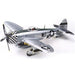 Tamiya 1/48 Republic P-47d Thunderbolt Bubble Top Model Kit - Japan Figure