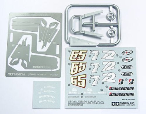 Tamiya 12606 Ducati Desmosedici Photo-Etched Stand Set 1/12 Plastic Scale Kit- Japan Figure Store - #1 Bring To You The Best Japanese Goods