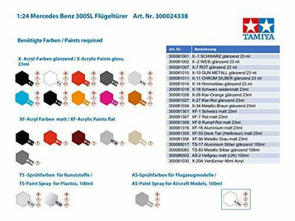 Tamiya 1/24 Mercedes Benz 300 Sl Plastic Model Kit- Japan Figure Store - #1 Bring To You The Best Japanese Goods
