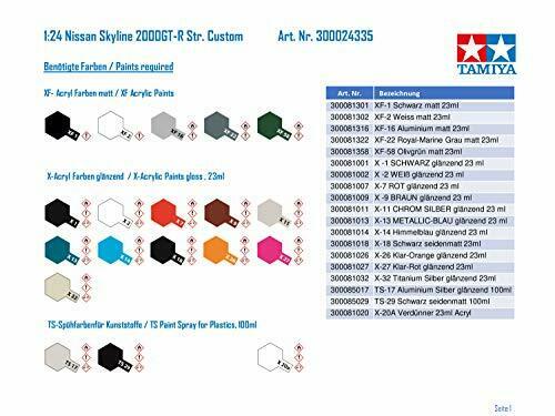 Tamiya 1/24 Nissan Skyline 2000gt-r Street Custom Plastic Model Kit- Japan Figure Store - #1 Bring To You The Best Japanese Goods