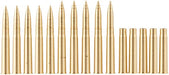 Tamiya 1/35 Tiger I Brass 88mm Projectiles Detail Up Parts Kit- Japan Figure Store - #1 Bring To You The Best Japanese Goods