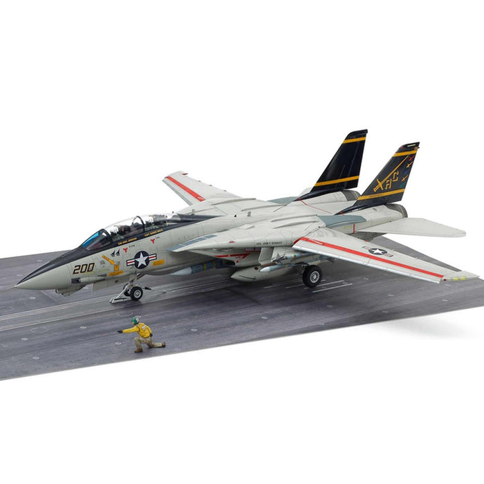 TAMIYA 1/48 Grumman F14A Tomcat Late Model Carrier Launch Set Plastic Model- Japan Figure Store - #1 Bring To You The Best Japanese Goods