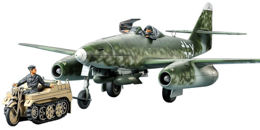 Tamiya 1/48 Messerschmitt Me262 A-2A Kettenkrad Towing Set Plastic Model 25215 - Japan- Japan Figure Store - #1 Bring To You The Best Japanese Goods