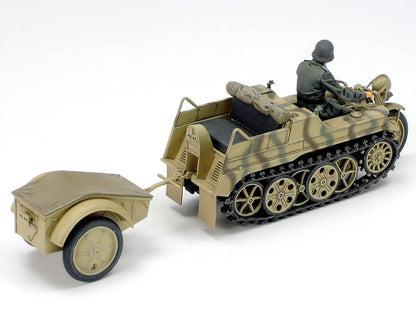 TAMIYA 1/35 German Sd.Kfz.2 Kettenkraftrad Mid-Production Plastic Model- Japan Figure Store - #1 Bring To You The Best Japanese Goods