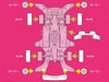 TAMIYA Mini 4Wd 1/32 Pig Racer Pink/Raikiri Ma Chassis- Japan Figure Store - #1 Bring To You The Best Japanese Goods