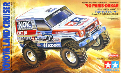 TAMIYA 19013 Mini 4Wd Toyota Land Cruiser '90 Paris-Dakar 1/32- Japan Figure Store - #1 Bring To You The Best Japanese Goods
