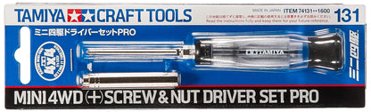 TAMIYA 74131 Mini 4Wd + Screw & Nut Driver Set Pro- Japan Figure Store - #1 Bring To You The Best Japanese Goods