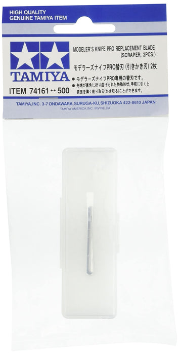 Tamiya Craft Tool Series No.161 Modeler&S Knife Pro Spare Blade (Scratching Blade) 2 Pieces Plastic Model Tool 74161-000- Japan Figure Store - #1 Bring To You The Best Japanese Goods