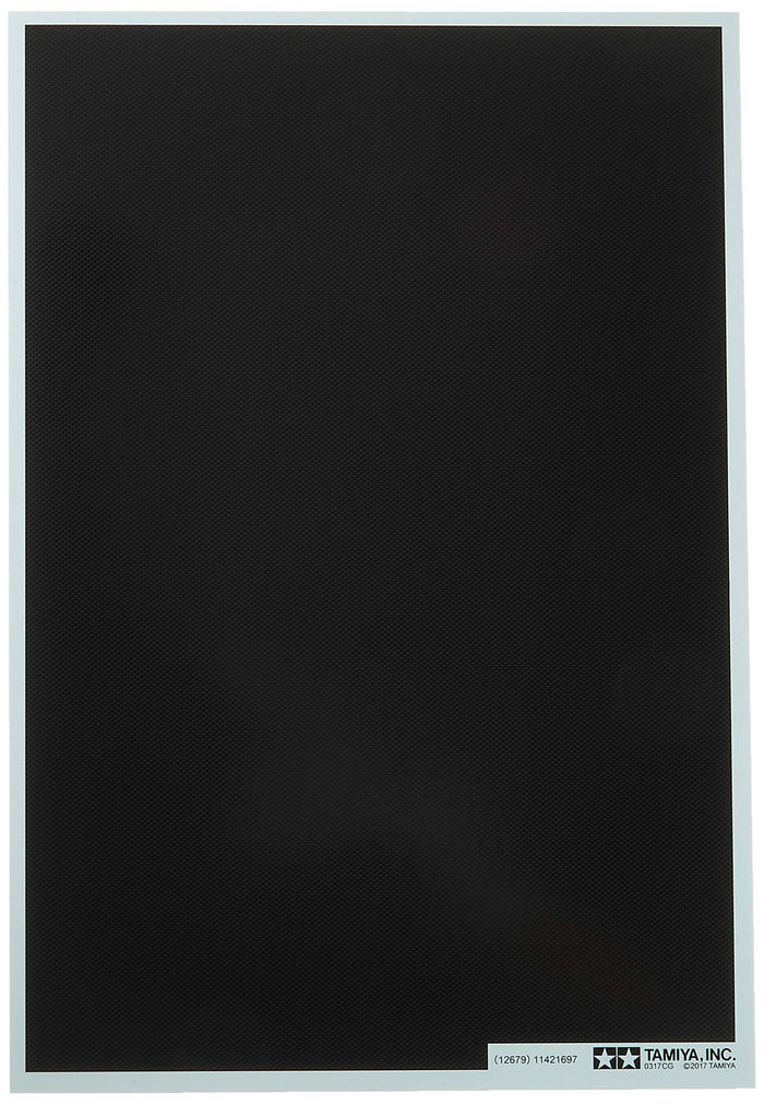 TAMIYA 12679 Carbon Pattern Decal Set Plain Weave/Fine- Japan Figure Store - #1 Bring To You The Best Japanese Goods