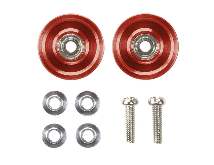 TAMIYA Mini 4Wd 13Mm Aluminum Ball-Race Rollers Ringless/Red- Japan Figure Store - #1 Bring To You The Best Japanese Goods