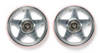 TAMIYA Mini 4Wd 95438 19Mm Aluminum Rollers 5 Spokes W/Plastic Rings Pink- Japan Figure Store - #1 Bring To You The Best Japanese Goods