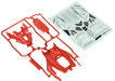 TAMIYA Mini 4Wd 95407 Jr Dcr-01 Body Set Clear Red- Japan Figure Store - #1 Bring To You The Best Japanese Goods