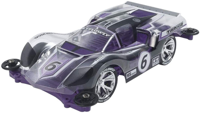 TAMIYA Mini 4Wd 1/32 Exflowly Polycarbonate Body Special Purple Ms Chassis- Japan Figure Store - #1 Bring To You The Best Japanese Goods