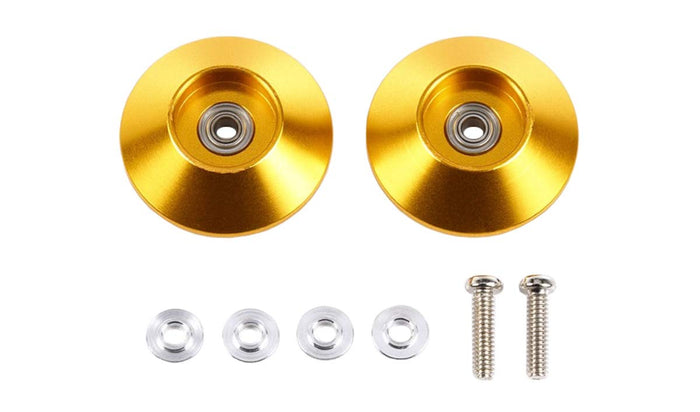 TAMIYA Mini 4Wd 19Mm Tapered Aluminum Ball-Race Rollers Ringless/Gold- Japan Figure Store - #1 Bring To You The Best Japanese Goods