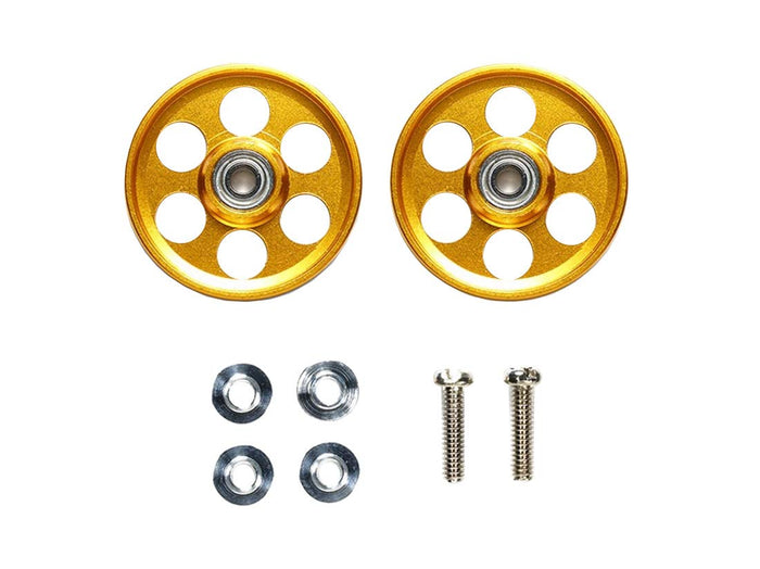 TAMIYA Mini 4Wd Hg Lightweight 19Mm Aluminum Ball-Race Rollers Ringless/Gold- Japan Figure Store - #1 Bring To You The Best Japanese Goods