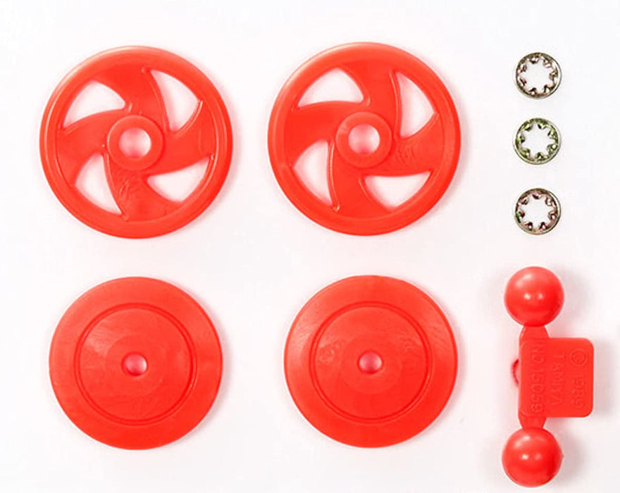 TAMIYA Mini 4Wd 95402 Large Diameter Stabilizer Head Set 17Mm Red- Japan Figure Store - #1 Bring To You The Best Japanese Goods