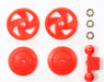 TAMIYA Mini 4Wd 95402 Large Diameter Stabilizer Head Set 17Mm Red- Japan Figure Store - #1 Bring To You The Best Japanese Goods