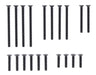 TAMIYA Mini 4Wd 95415 Stainless Steel Countersunk Screw Set Black 10/12/20/25/30Mm- Japan Figure Store - #1 Bring To You The Best Japanese Goods