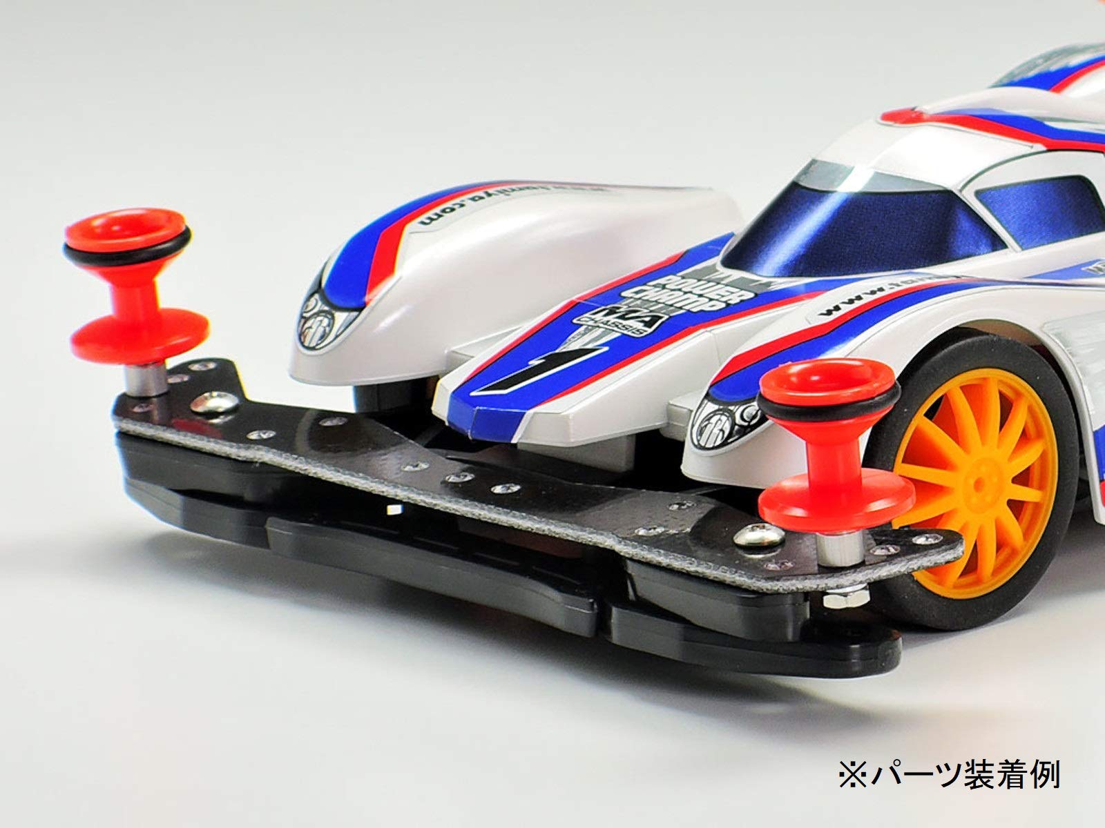 TAMIYA Mini 4Wd Low Friction Plastic Double Rollers W/ Rubber Rings Red & Blue/ 13-12Mm- Japan Figure Store - #1 Bring To You The Best Japanese Goods