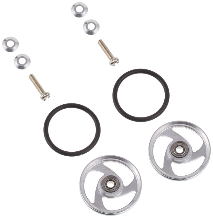 TAMIYA 15160 Mini 4Wd 19Mm Alumimum Ball-Race Rollers Aero-Spoke Type- Japan Figure Store - #1 Bring To You The Best Japanese Goods