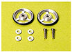 TAMIYA 15161 Mini 4Wd 17Mm Alumimum Ball-Race Rollers 3-Spoke Type- Japan Figure Store - #1 Bring To You The Best Japanese Goods