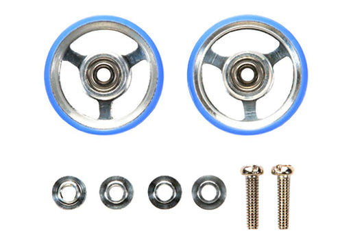 TAMIYA 15449 Mini 4Wd 17Mm Alum Rollers With Plastic Rings- Japan Figure Store - #1 Bring To You The Best Japanese Goods