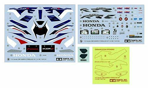 Tamiya Motorcycle Series No.138 Honda Cbr1000rr-r Fireblade Sp Plastic Model Kit- Japan Figure Store - #1 Bring To You The Best Japanese Goods