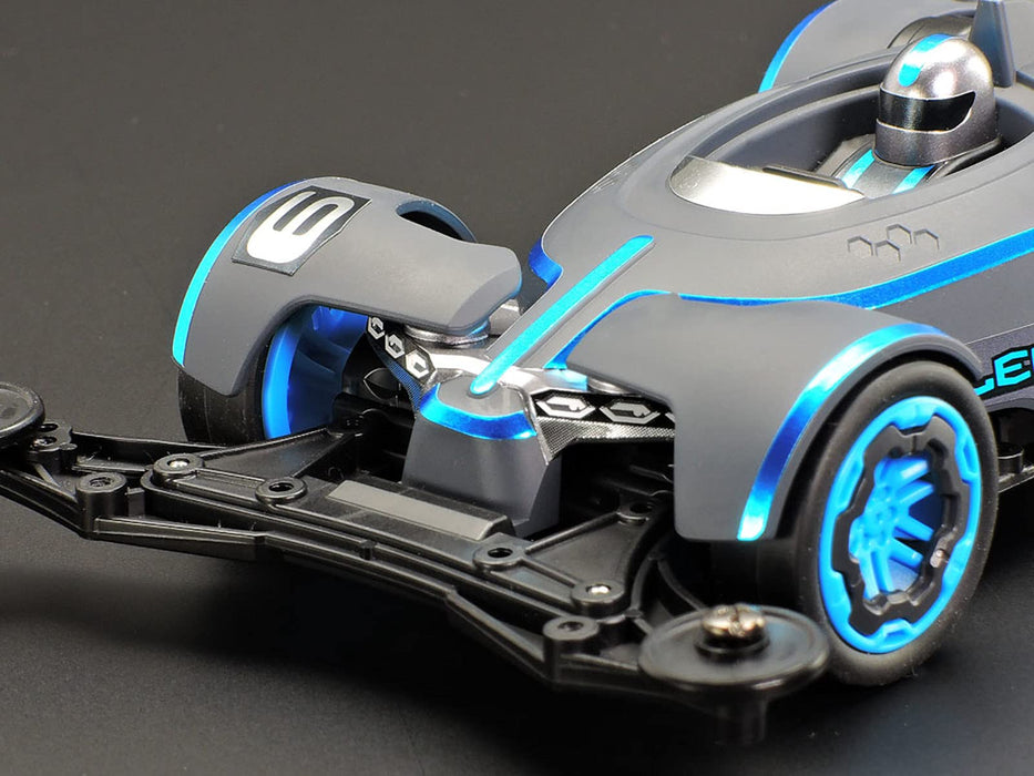 Tamiya Racer Mini 4Wd Series No.100 Ele Glitter Vz Chassis 18100- Japan Figure Store - #1 Bring To You The Best Japanese Goods