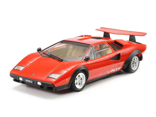 Tamiya Scale Special Project 1/24 Lamborghini Countach Lp500S Clear Coat Red Body White Box 25192- Japan Figure Store - #1 Bring To You The Best Japanese Goods