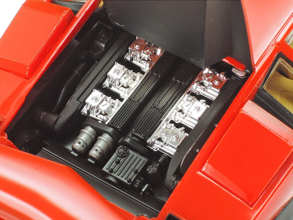 Tamiya Scale Special Project 1/24 Lamborghini Countach Lp500S Clear Coat Red Body White Box 25192- Japan Figure Store - #1 Bring To You The Best Japanese Goods