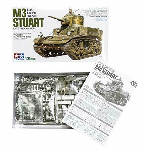Tamiya Us Light Tankmilitary M3 Stuart Late Production Plastic Model Kit- Japan Figure Store - #1 Bring To You The Best Japanese Goods