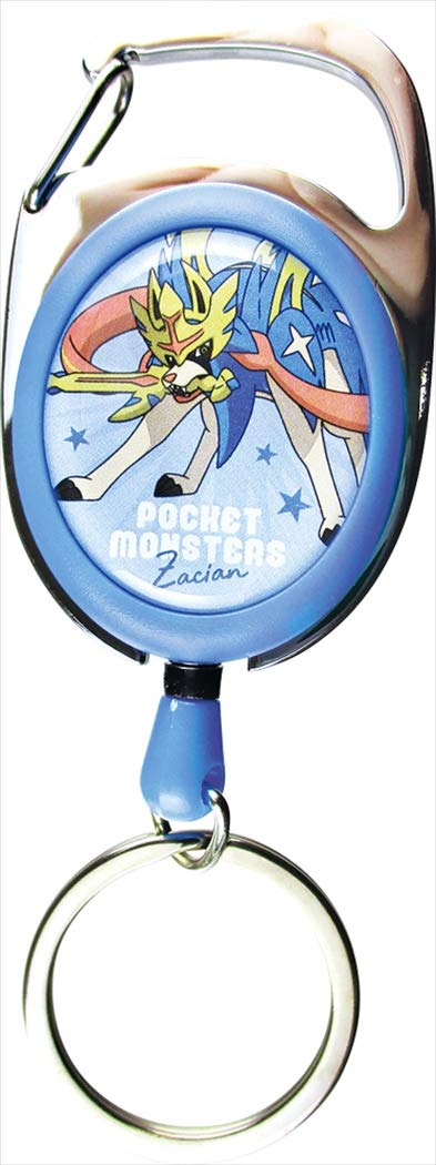 T'S FACTORY Pokemon Character Reel Keychain Zacian- Japan Figure Store - #1 Bring To You The Best Japanese Goods