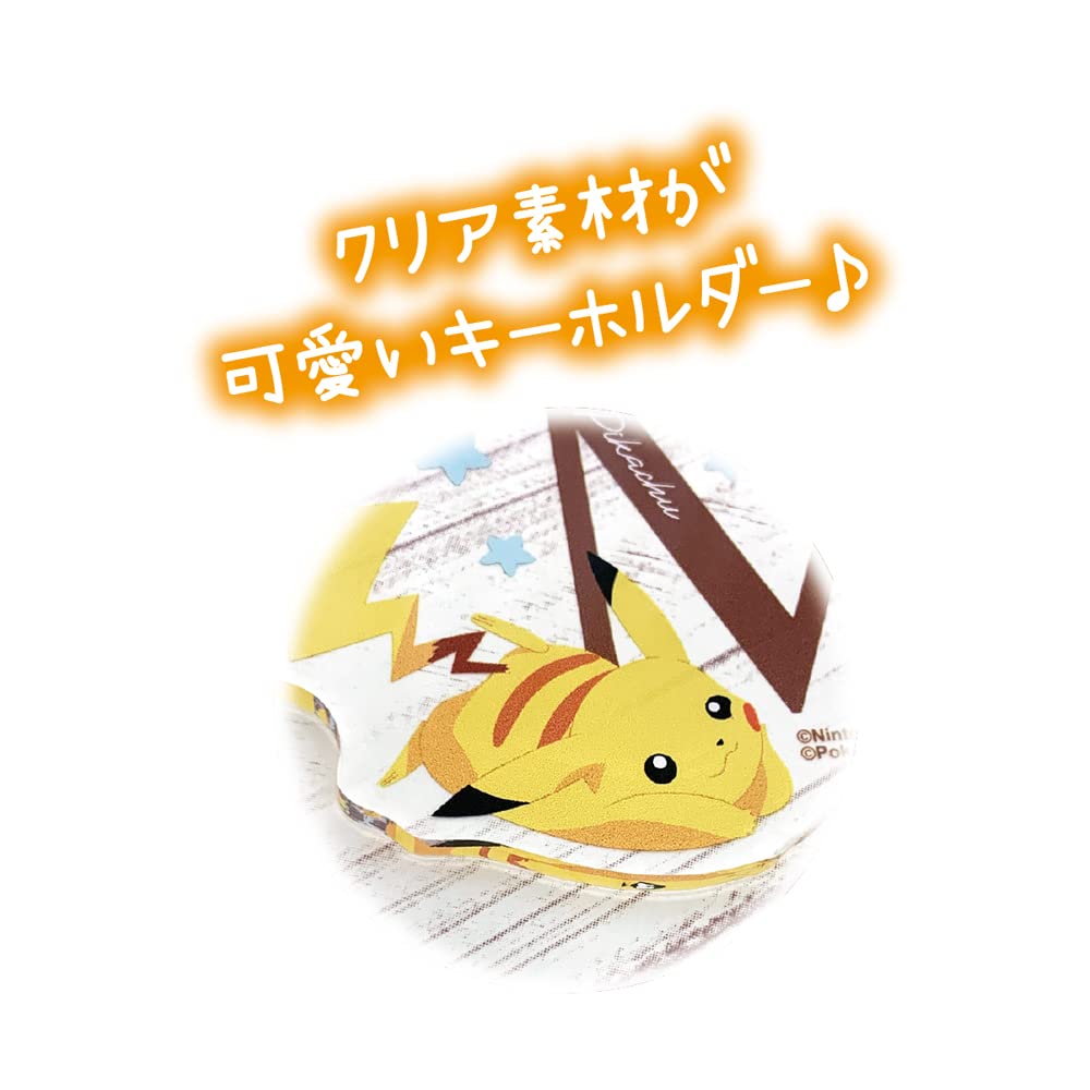 Teas Factory Pokemon Initial Acrylic Keychain 2 A Approx. H5.2 X W6 X D0.3Cm Pm-5541194A- Japan Figure Store - #1 Bring To You The Best Japanese Goods