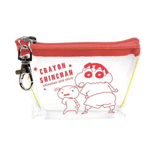 Tee&S Factory Crayon Shin-Chan Chocotto Triangle Clear Pouch Shin-Chan H6 X W9.5 X D3Cm Ks-5533961Sn- Japan Figure Store - #1 Bring To You The Best Japanese Goods
