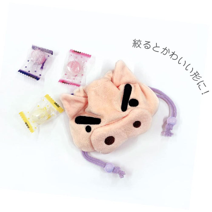 T&S Factory Crayon Shin-Chan Mini Plush Pouch Buriburizaemon Japan H15.3Xw17.5Cm Ks-5530201Bu- Japan Figure Store - #1 Bring To You The Best Japanese Goods