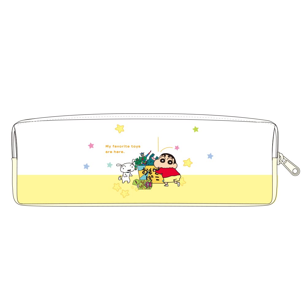TS Factory Crayon Shin-Chan W Zipper Slim Pen Pouch Toys And Everyone H6 X W20 X D5Cm Ks-5543006Om- Japan Figure Store - #1 Bring To You The Best Japanese Goods