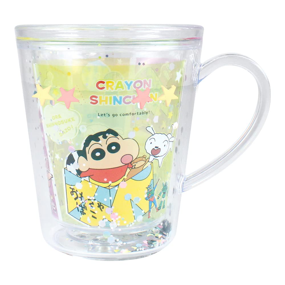 T&S Factory Crayon Shin-Chan Water Cup Colorful Japan Comic H10.5 X Φ8.7Cm Ks-5526518Cc- Japan Figure Store - #1 Bring To You The Best Japanese Goods