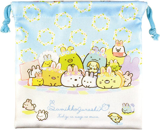 TS Factory Flat Purse 20 X 20Cm Sumikko Gurashi Mysterious Rabbit Rice Sg-5530173Fu- Japan Figure Store - #1 Bring To You The Best Japanese Goods