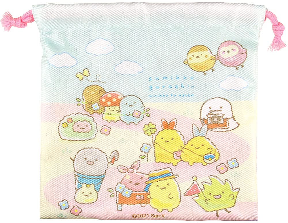 TS Factory Flat Purse 20 X 20Cm Sumikkogurashi Minikko And Asobo Sg-5530172Ma- Japan Figure Store - #1 Bring To You The Best Japanese Goods