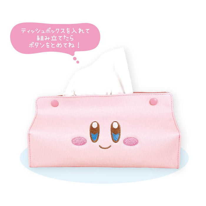 Tee&S Factory Kirby&S Dream Land Face Tissue Cover Kirby Approx. H16 X D16 Cm Pm-5533805De Approx. H11.5 X W24.5 X D13.5 Cm Pink- Japan Figure Store - #1 Bring To You The Best Japanese Goods