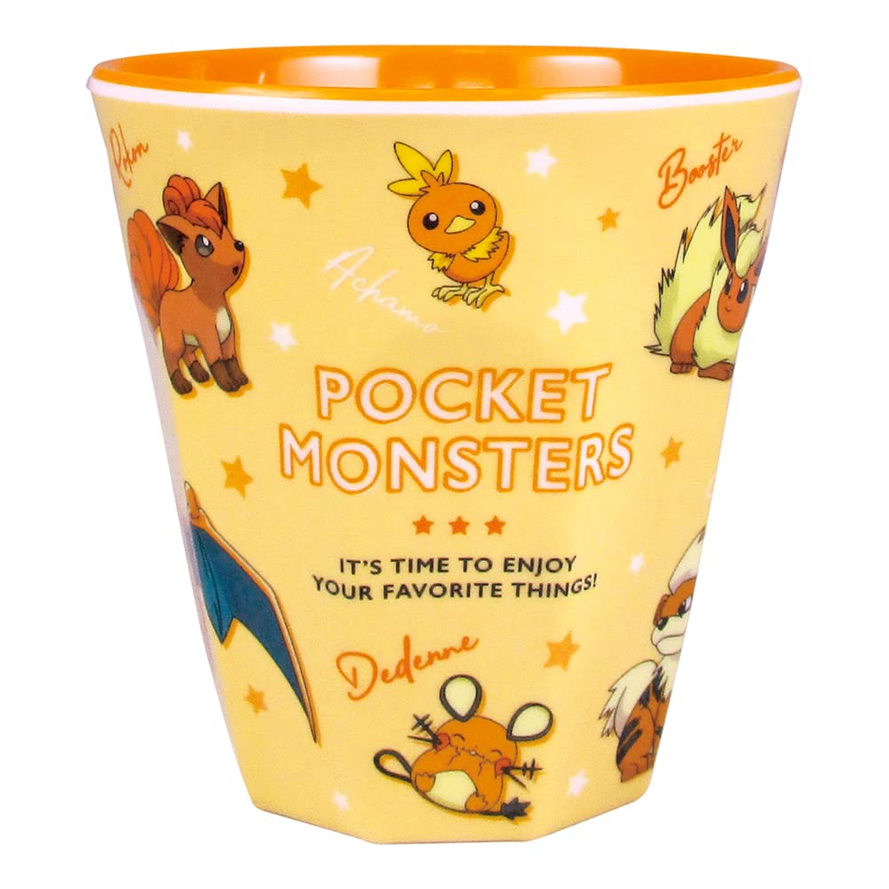 TS Factory Pokemon Melamine Cup Colors Orange H9.1 X Φ8.8Cm Pm-5525519Or- Japan Figure Store - #1 Bring To You The Best Japanese Goods
