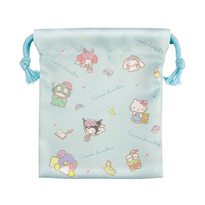 T'S Factory Sanrio Drawstring Bag Set Of 2 Sanrio Characters Sleeping- Japan Figure Store - #1 Bring To You The Best Japanese Goods