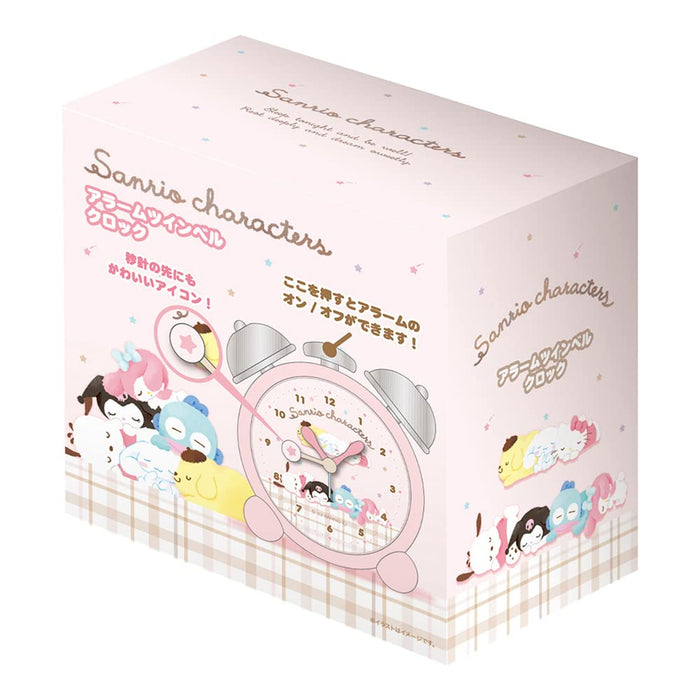 T'S Factory Sanrio Alarm Twin Bell Clock Japan - Fluffy Good Night- Japan Figure Store - #1 Bring To You The Best Japanese Goods