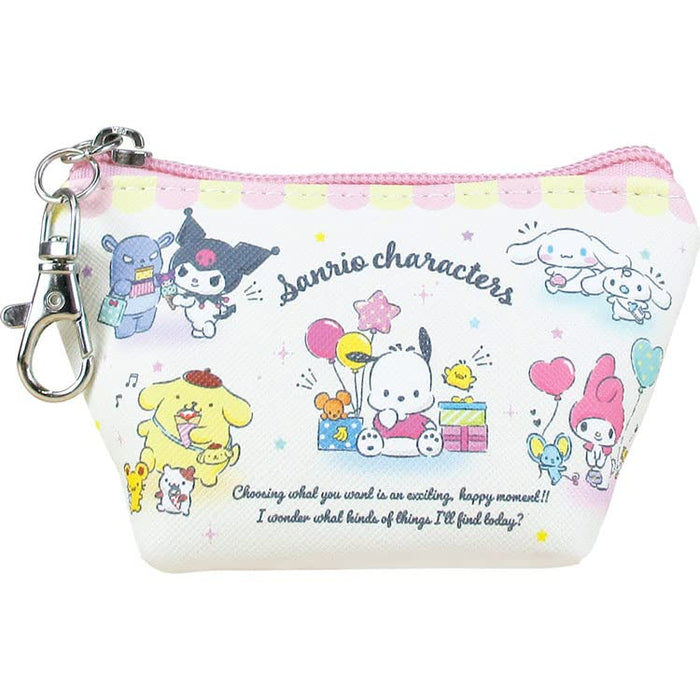 TS Factory Sanrio Characters Triangular Mini Pouch Shopping Cosmetic Pouch Accessory Case Cute 173242- Japan Figure Store - #1 Bring To You The Best Japanese Goods