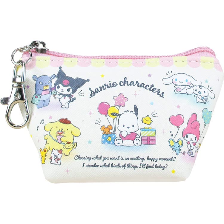 TS Factory Sanrio Characters Triangular Mini Pouch Shopping Cosmetic Pouch Accessory Case Cute 173242- Japan Figure Store - #1 Bring To You The Best Japanese Goods