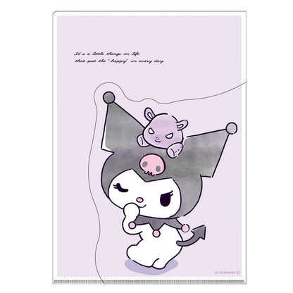 T&S Factory Sanrio Die-Cut Pocket File Kuromi H31Xw22Cm Japan Sr-5543236Nk- Japan Figure Store - #1 Bring To You The Best Japanese Goods