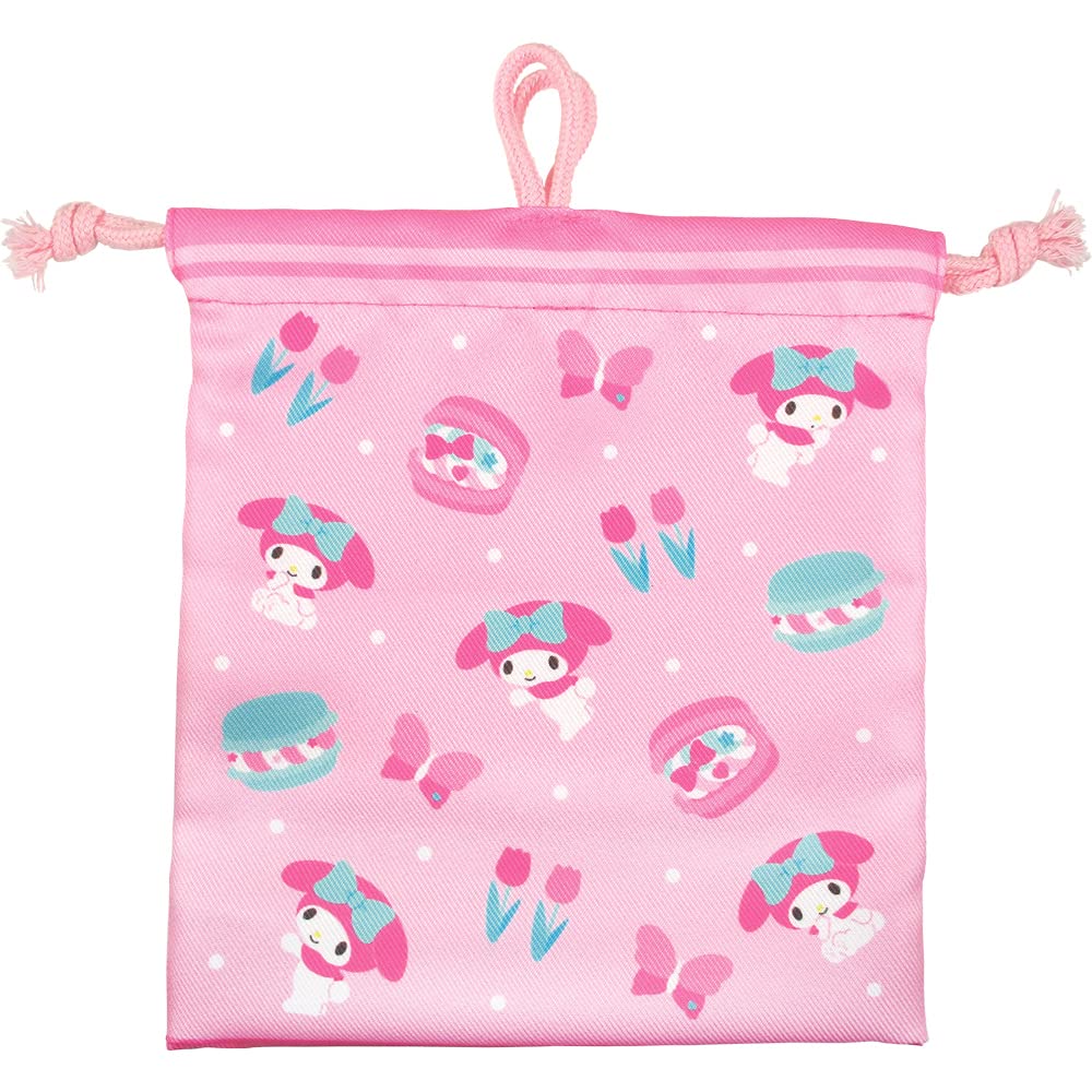 TS Factory Sanrio Drawstring With Inner Pocket Love Me Colors My Melody Approx. H21 X W18Cm Sr-5530181Mm- Japan Figure Store - #1 Bring To You The Best Japanese Goods