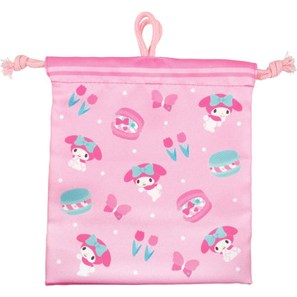 TS Factory Sanrio Drawstring With Inner Pocket Love Me Colors My Melody Approx. H21 X W18Cm Sr-5530181Mm- Japan Figure Store - #1 Bring To You The Best Japanese Goods