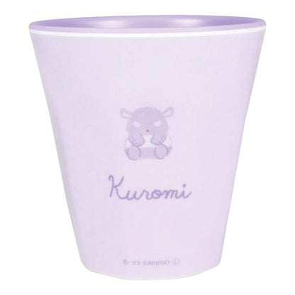 T'S Factory Sanrio Matte Melamine Cup Kuromi Japan H9.1Xφ8.8Cm Sr-5525544Ku- Japan Figure Store - #1 Bring To You The Best Japanese Goods